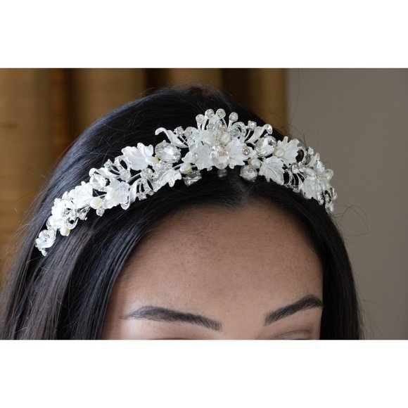 Bridal Headband Crystal, Wedding Headband, Wedding Tiara, Wedding Headpiece - Picture 2 of 10